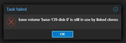 Image showing dialog to delete a disk