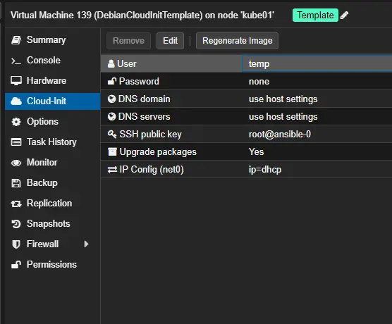 Cloud init tab populate with information