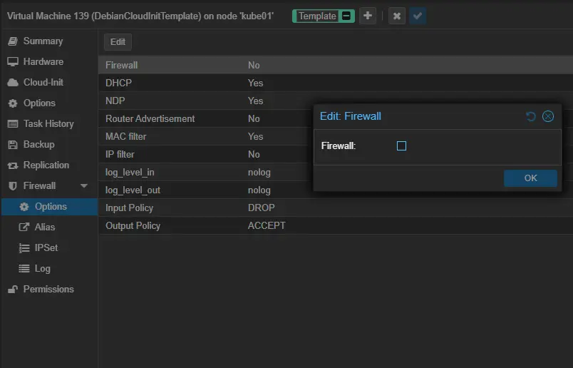 Firewall is not enabled by default