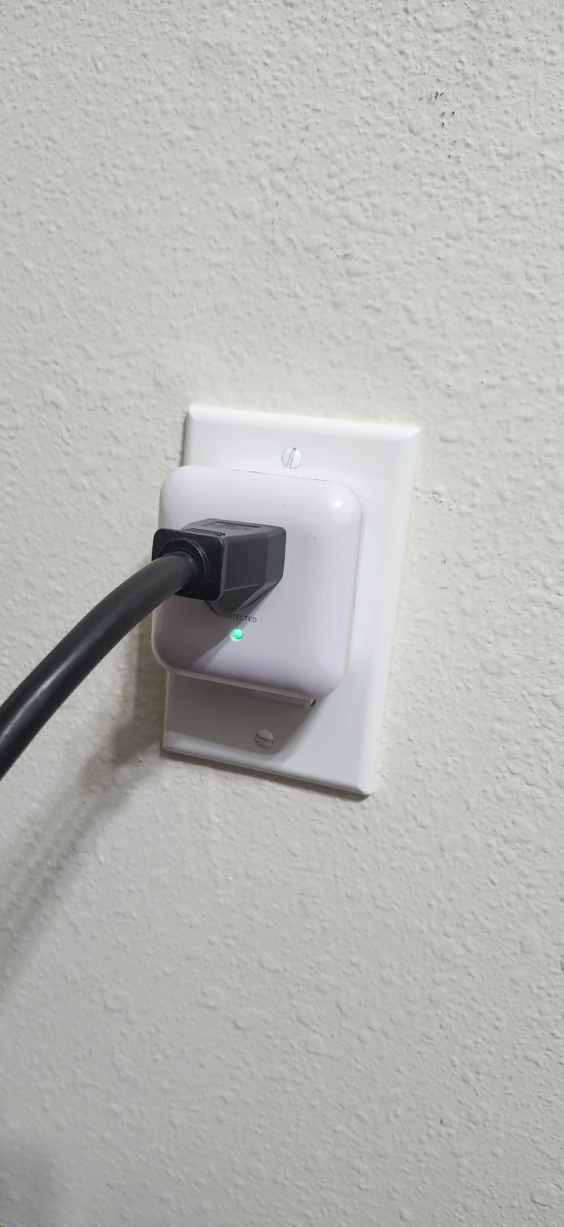 Monoprice surge protection installed